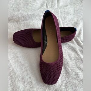 Rothy's Women's Plum Knit Ballet Flats